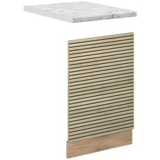 Vicco Panel Frontal Fame-line, Panel De Roble, 60 Cm, Et M&aacute;rmol