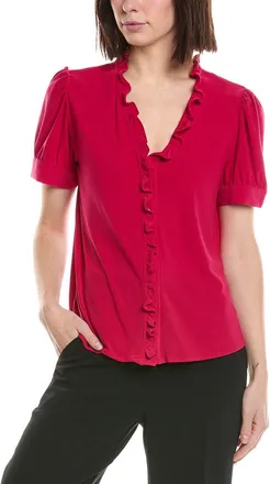 CeCe by Cynthia Steffe Cece Ruffle Trim Blouse