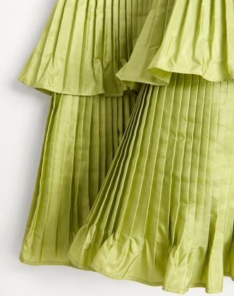 Valentino Gonna In Taffeta Donna VERDE 36