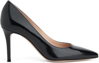 Gianvito Rossi Gianvito 85 Pump in Black Leather at Nordstrom, Size 34.5