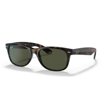 Ray-Ban New Wayfarer Classic - unisex - Zonnebrillen - Bruin - 55 MM - Nylon - Accessoires