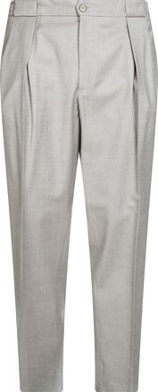 BRIGLIA 1949 Flannel Pleated Tailored Formal Pants