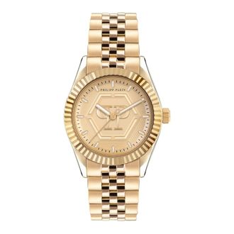 Philipp Plein Date Superlative Horloge - Dames - Horloges - Geel - ONE Size - Accessoires