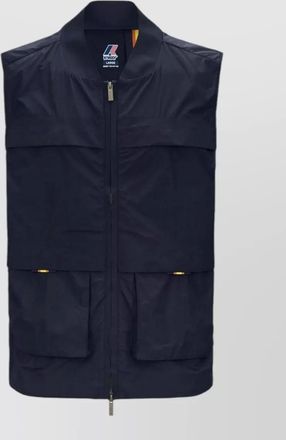 K-Way sleeveless jacket lightweight fabric front pockets