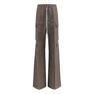 Rick Owens Cargobelas Broek - Dames - Broeken - Bruin - Maat: 3XL Zijde