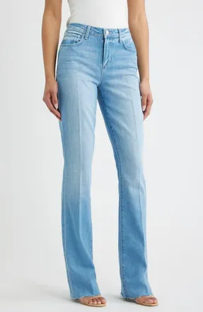 L'agence Ruth Raw Hem Straight Leg Jeans in Pacific at Nordstrom, Size 30