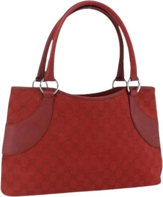 Gucci Pre-owned Handbags, female, Red, Size: ONE SIZE Pre-owned Vintage Handbag