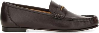 Chlo&eacute; Brown Leather Loafers