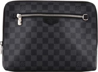 Louis Vuitton New Pouch Damier Graphite clutch - Zwart