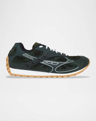 Bottega Veneta Orbit Metallic Net Runner Sneakers
