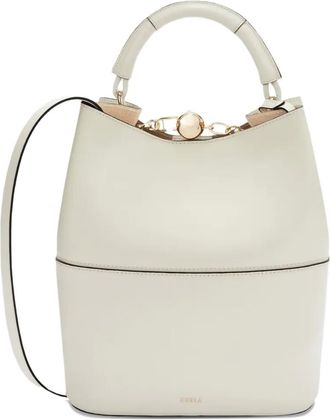 Furla Borsa a secchiello Sfera con fibbia - Bianco
