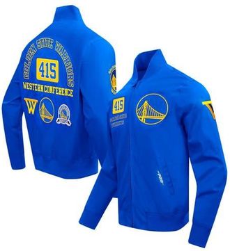 Pro Standard Mens Pro Standard Royal Golden State Warriors Area Code Full-Zip Jacket at Nordstrom, Size Xxx-Large