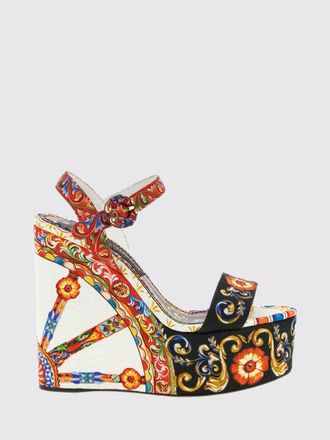 Dolce & Gabbana Wedge Shoes Woman color Multicolor