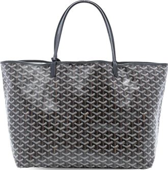 Goyard Borsa tote Saint Louis GM in tela Goyardine 2017 - Nero