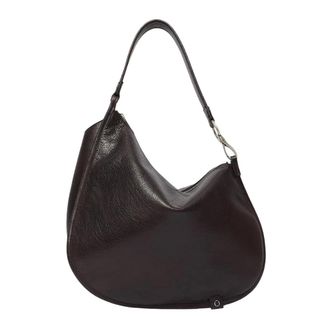 Orciani Chaos Medium Lagoon - Dames - Schoudertassen - Bruin - ONE Size - Leer - Tassen
