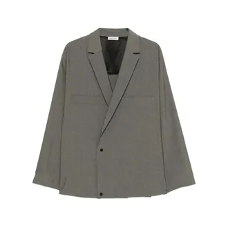 Fear of God Double-breasted Jacket - male - Fear Of God - Blazers - Gray - M - Jackets