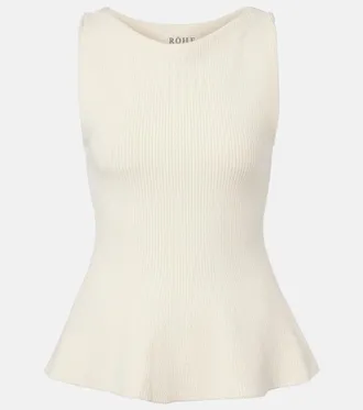 R&oacute;he R&oacute;he Top in maglia di cotone