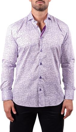 Maceoo Einstein Resistance0300 White Button-Up Shirt at Nordstrom, Size Xxx-Large