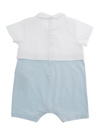 Emporio Armani Cotton Romper - Blue