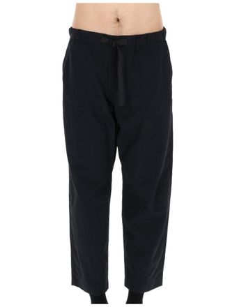 Maison Kitsun&eacute; Neutrals Relaxed Cropped Technical Polyamide Pants