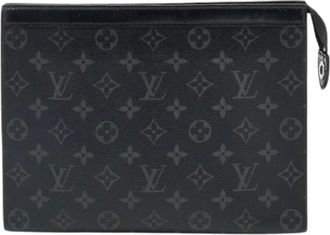 Louis Vuitton Pre-owned Clutches, female, Black, Size: ONE SIZE Pre-owned Canvas louis-vuitton-bags