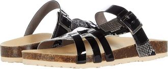David Tate Warm Womens Sandals Black : 10 WW (EE), Synthetic/Textile