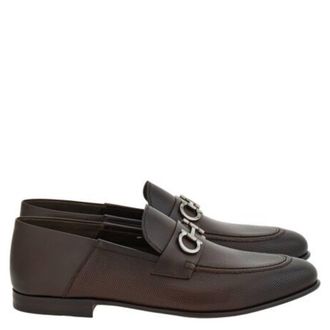Ferragamo Venice Gancini Ornament Loafers, Size 9 E
