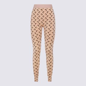 Marine Serre Beige Pants