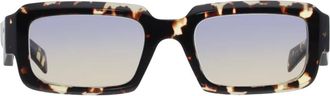 Prada Blue Yellow Gradient Rectangular Mens Sunglasses PR 27ZS 16O50E 54
