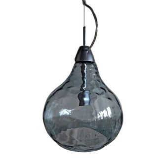 Tosel Suspensi&oacute;n vidrio azul D30 cm