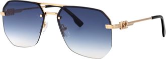 Dsquared2 Mens Sunglasses D20103-S Gold-Blue Metal Gold/blue