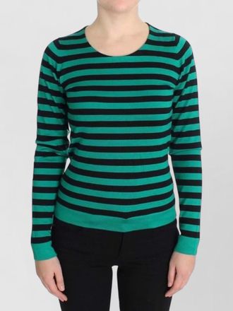 Dolce & Gabbana striped cashmere silk sweater