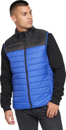 Crosshatch Heren Presnell Hoog Hals Gilet (Blauw)