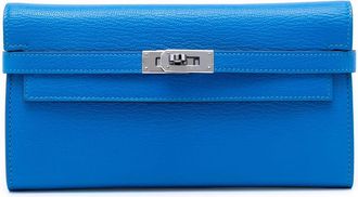 Herm&egrave;s Pre-owned Hermes Chevre Mysore Kelly Longue Wallet Ladies 22IUSIUNUGPM2OY8
