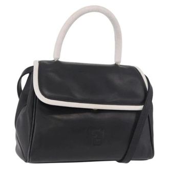 Fendi Pre-owned Vintage Hand Bag - Dames - Pre-owned - Zwart - Maat: ONE Size Leer