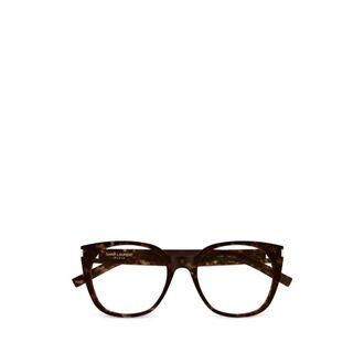 Saint Laurent Eyeglasses - female - Saint Laurent - Glasses - Brown - 55 MM - Accessories