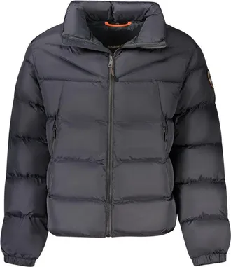 Napapijri Black Polyamide Mens Mens Jacket