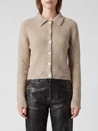 Our Legacy Cardigan slim fit in misto alpaca con colletto classico