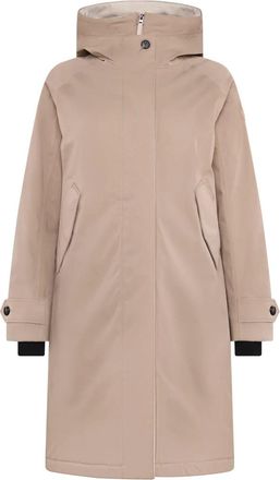 Didriksons 1913 Luna Parka - Dames - Parka Jassen - Beige - XL - Jassen