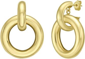 Italian Gold, Inc 14K Link Hoop Earrings