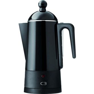 Inconnu Caffettiera design acciaio nero 6kp