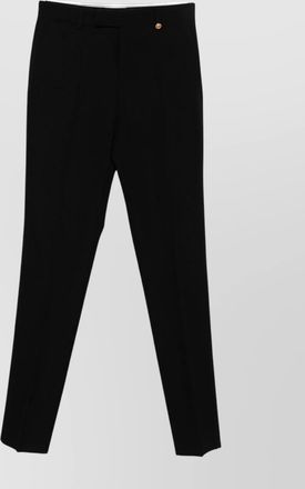 Versace straight trousers with pockets and belt loops