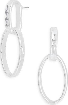 Karine Sultan Two-Link Drop Earrings in Silver at Nordstrom Rack