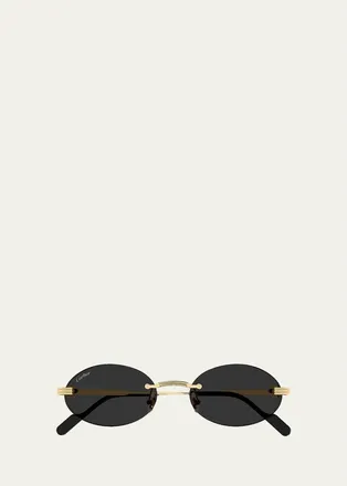 Cartier 53MM Oval Sunglasses