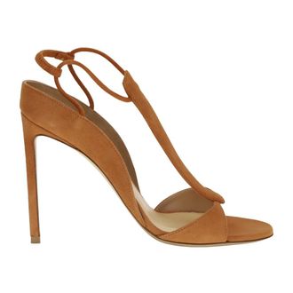 Francesco Russo Sandali in Camoscio R1S950 - - Shoes - Donna - Arancione - 40 EU