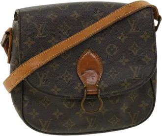 Louis Vuitton Pre-owned Vintage Canvas Cross Body Tas - Dames - Vintage Schoudertas - Bruin - ONE Size - Vintage