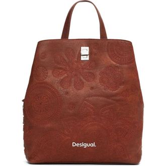Desigual Dejavu Faux Leather Backpack in Brown at Nordstrom Rack