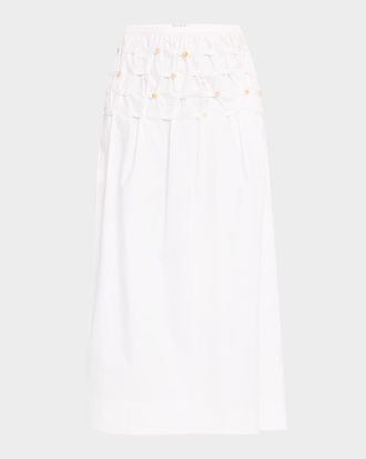 Wynn Hamlyn Button Maxi Skirt