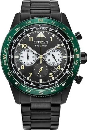 Citizen Weekender Sport Chronograph Black Dial Mens Watch CA4555-81E