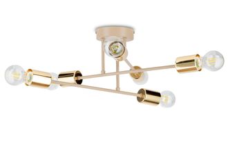 OEM Lampada Da Soffitto Robi Beige 6xe27 50 Cm